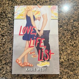 A paperback romance book